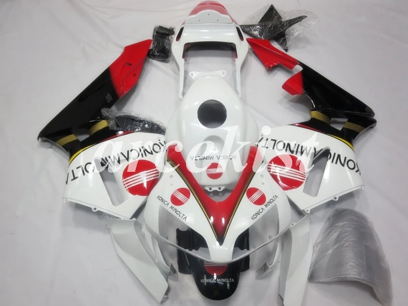 

4Gifts Injection mold New ABS Motorcycle Full Fairing Kit Fit For Honda CBR600RR 03 04 F5 2003 2004 Body set white Red