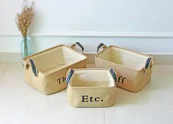 

Home storage Thickened jute laundry basket for sundries clothing Toys snacks Sorting storage basket
