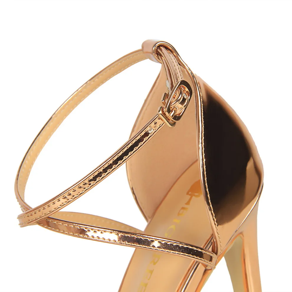 2023 Women 8cm 11cm High Heels Strap Low Heels Sandals Roman