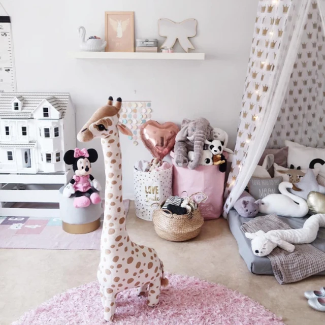 67cm Big Size Simulation Giraffe Plush Toys Soft Stuffed Animal Giraffe Sleeping Doll Toy For Boys Girls Birthday Gift Kids Toy 5