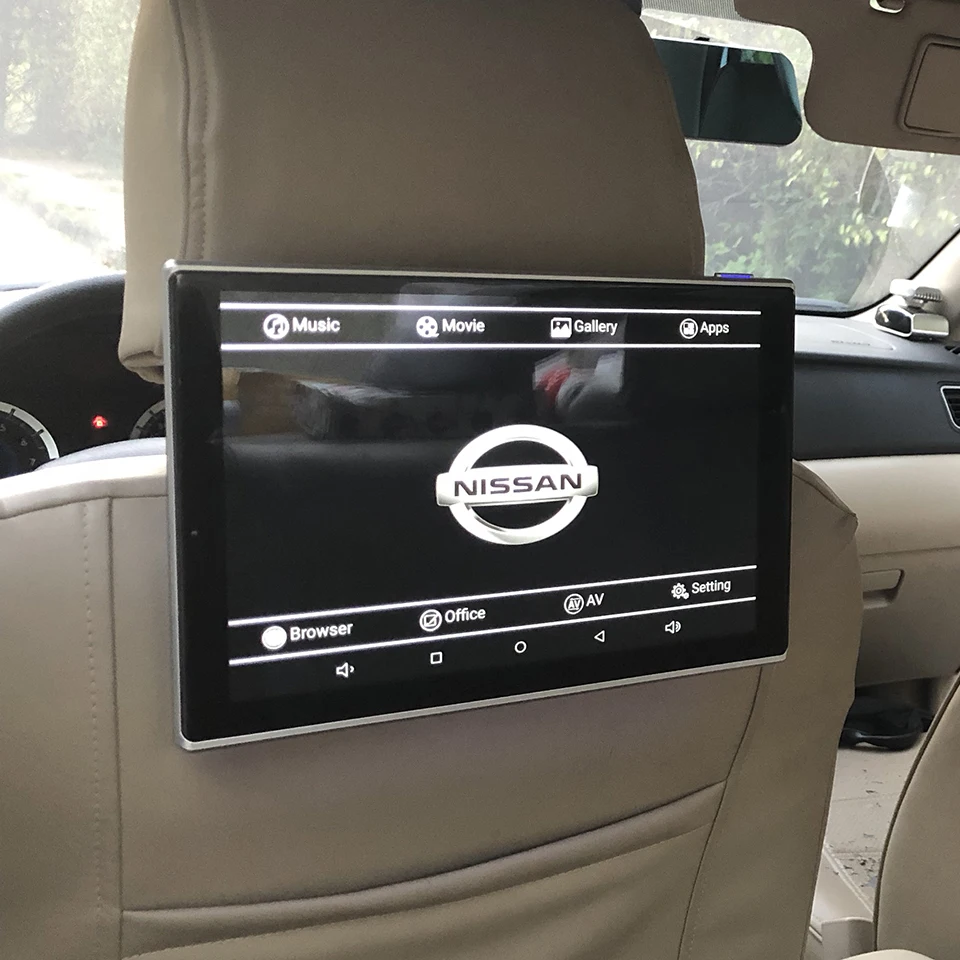 11 8 дюймовый автомобильный телевизор ТВ монитор Bluetooth музыкальный подголовник DVD
