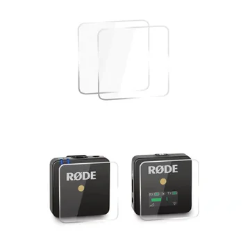 

Zaeint 2PCS Tempered Glass For Rode Wireless go Microphone Tempered Glass Screen Protector Film Glass Film for Rode Wireless Go