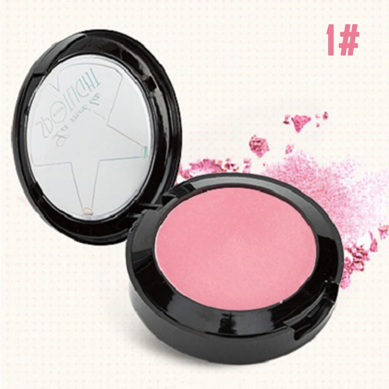 6 цветов для лица минеральные пигментные Румяна Пудра Brozer Cosmestics профессиональная палитра румяна Контурные тени TSLM1