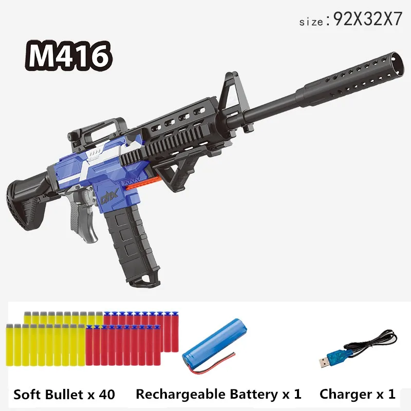 blaster electric soft bullet gun