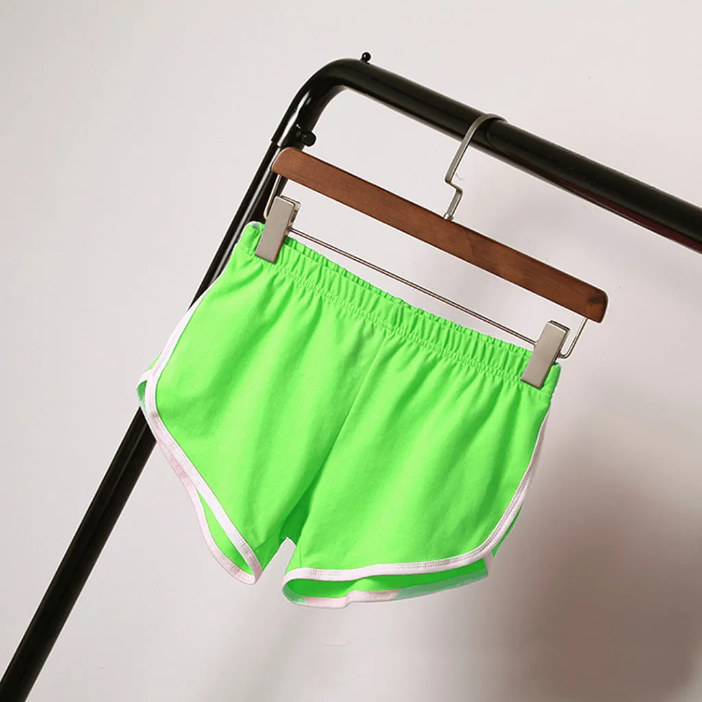 Sports Shorts Gym Jogging Running Shorts Women High Waist Lifting Push Up Tight Sweatpants Workout Training Fitness Yoga Pant
