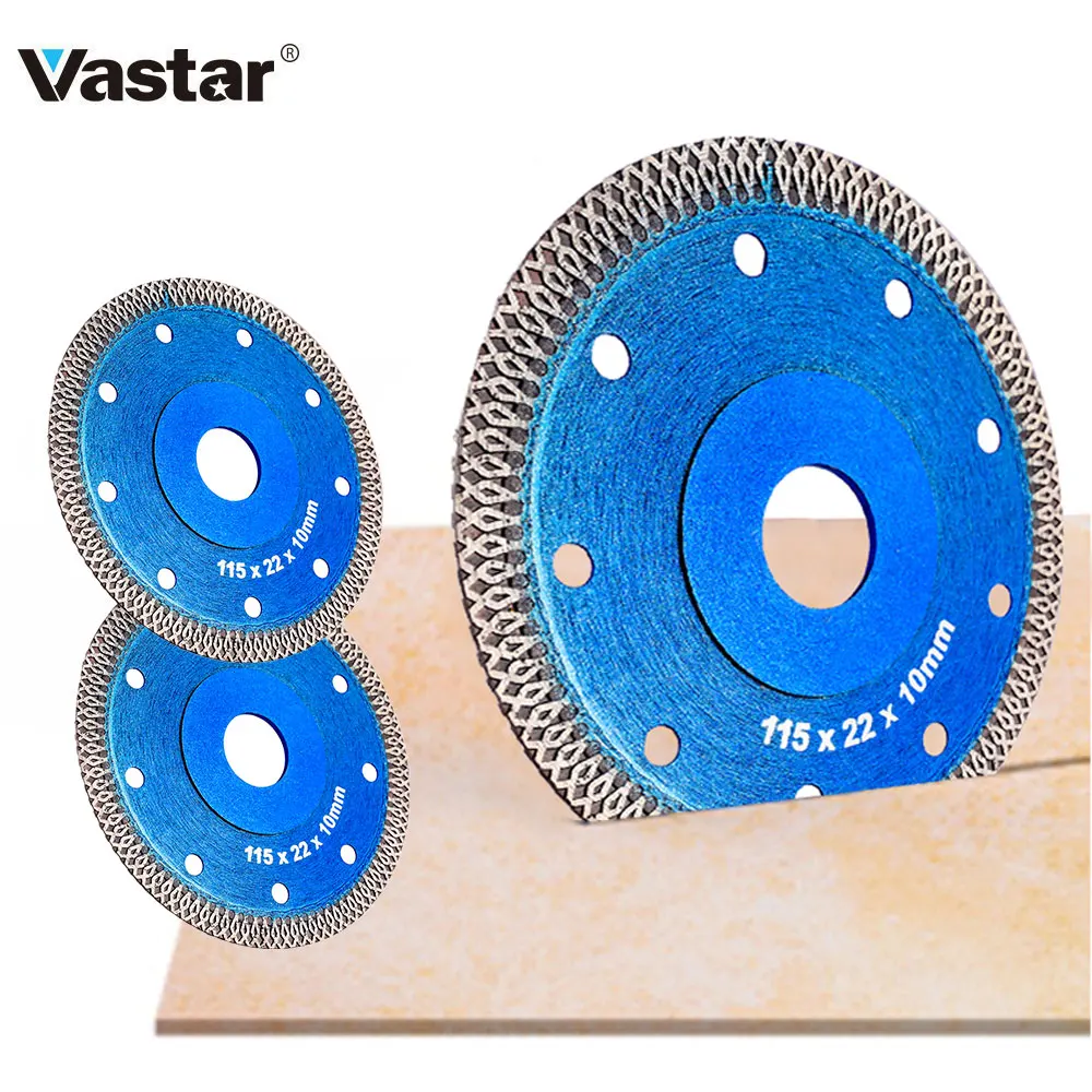 

105/115/125mm Wave Style Diamond Saw Blade for Porcelain Tile Ceramic Dry Cutting Aggressive Disc Marble Granite Stone Saw Blade