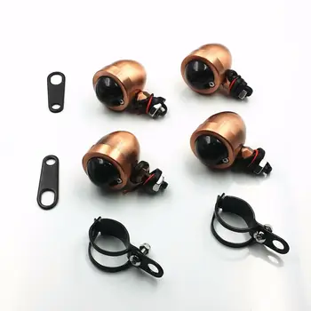 

Smoke TURN SIGNALS Fork Clamps Shock Bracket For Harley Honda Triumph Kawasaki