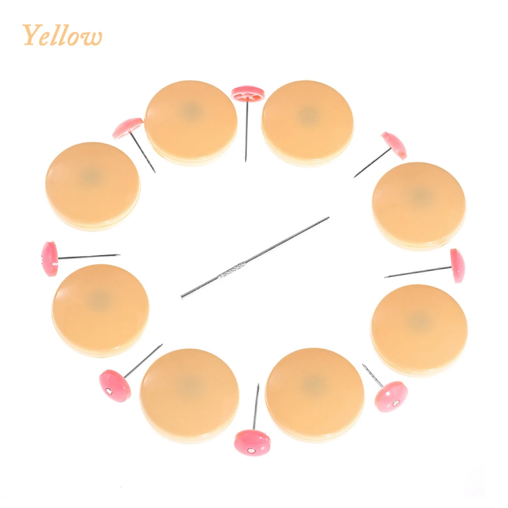 yellow 25 шт./компл. Карамельный цвет Пластик Нескользящая Стёганое одеяло фиксатор крепежа постельное белье Пряжка зажимы для матраца зажимы для одежды бытовой питания - Цвет: yellow