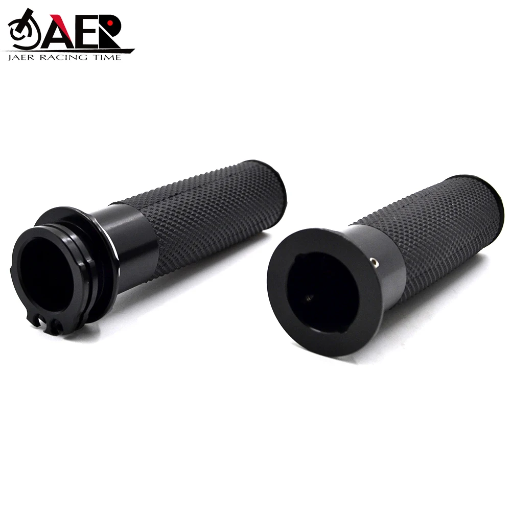 JAER Custom Motorcycle 1" 25mm Aluminum CNC Handlebar Handle Bar Hand Grips for Harley Softail Sportster Touring Dyna