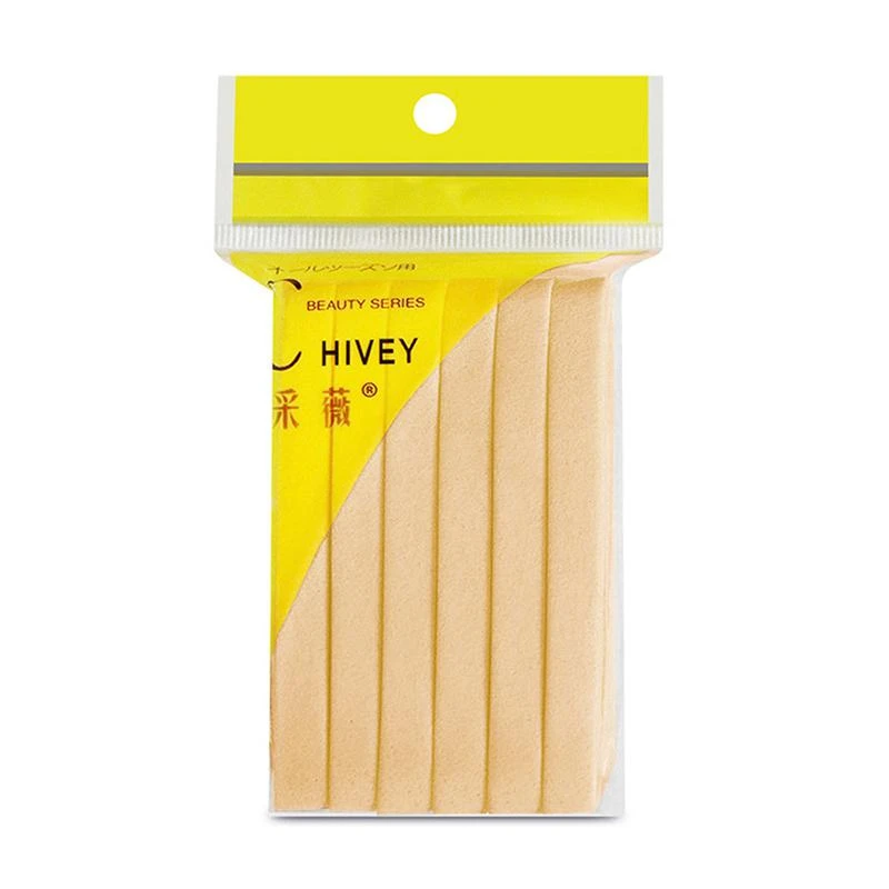 Yellow 12 шт. Портативный уход за кожей компрессионная для лица очищающая губка для смывания косметики губка палочка уход за лицом чистка стирка коврик удаление макияжа Инструменты - Цвет: Yellow