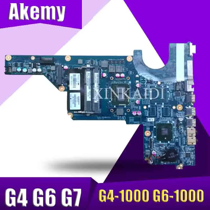 

FOR HP G4 G6 G7 G4-1000 G6-1000 LAPTOP MOTHERBOARD CPU: I3-370M 655990-001 DAR18DMB6D1 DAR18DMB6D0 With heatsink