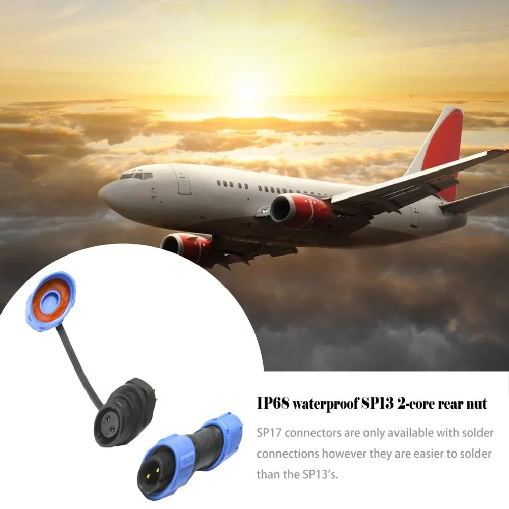 SP13 SP17 Std серия IP68 Водонепроницаемый круговой многополюсный штекер и разъем соединители задняя гайка части 3d принтера