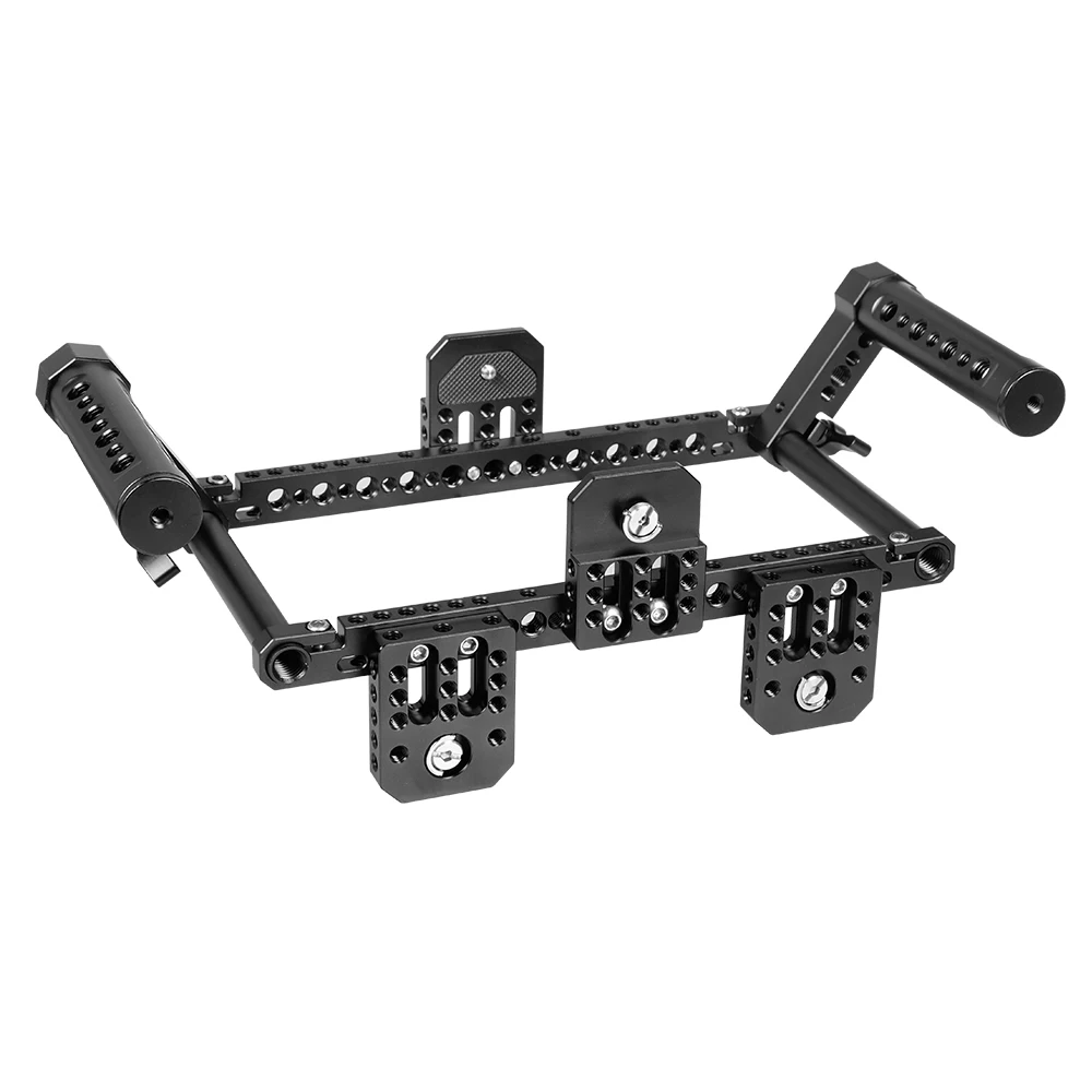 Câmera com Dupla Kit de Gaiola Hdrig Universal Monitor Queijo Alças Aperto Câmera Gaiola Equipamento Fotografia Acessórios 7 - Image 6