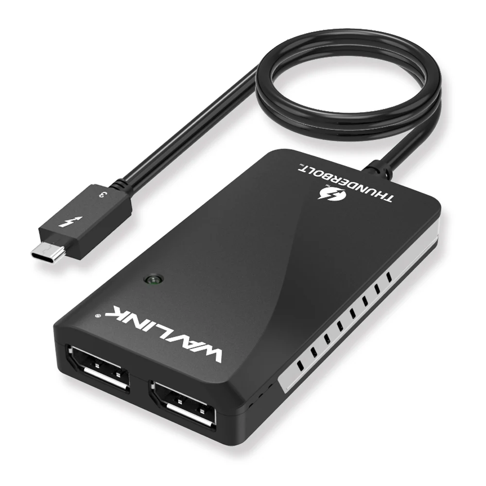 Thunderbolt 3 адаптер двойной HDMI дисплей адаптер сплиттер Тип C usb C концентратор 40 Гбит/с 4K Дисплей порт HDMI 1080P видео сплиттер концентратор