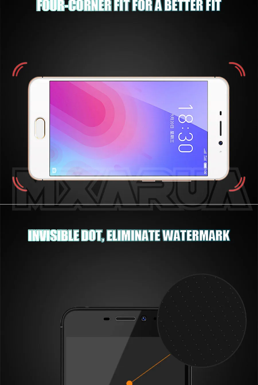 9D полное покрытие из закаленного стекла для Meizu M8 Lite M8 M6 M5 Note M6S M6T M5S M5C V8 Pro Защитная пленка для экрана чехол