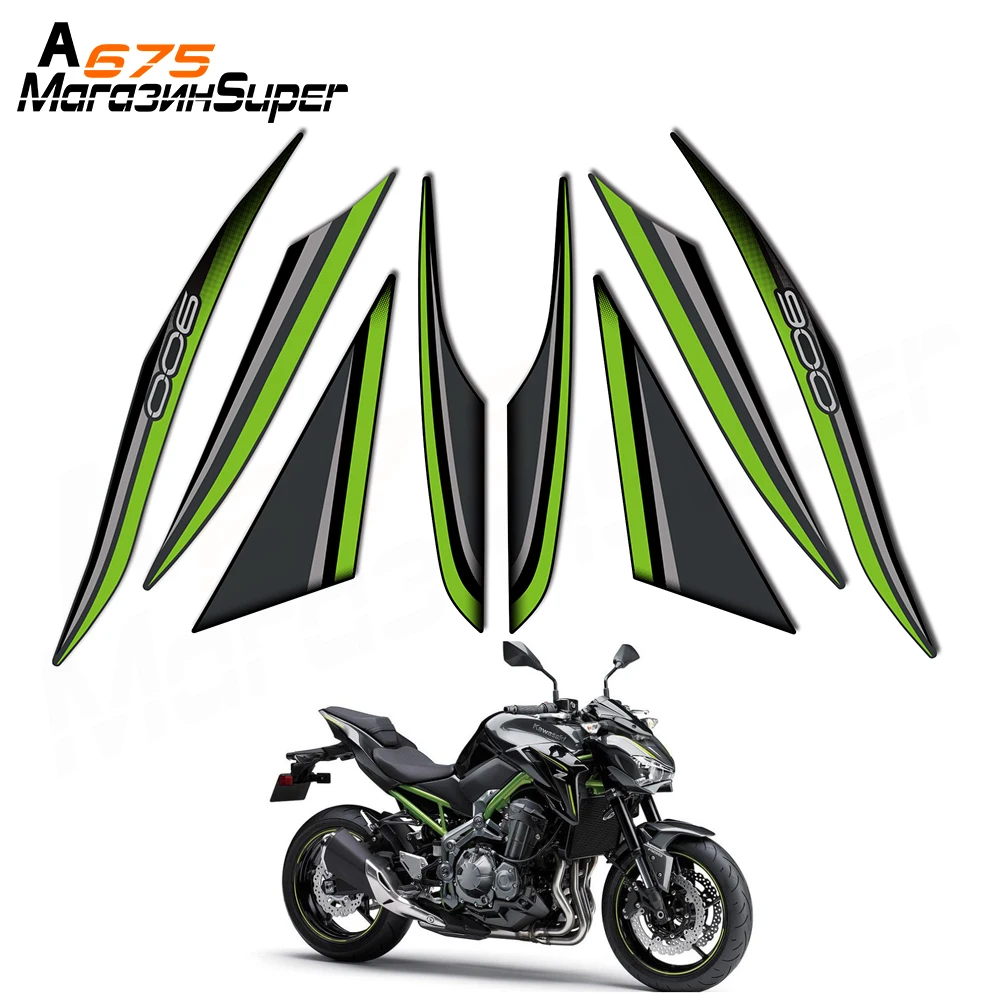 Новинка наклейки обтекатели 3 м для Kawasaki Z900 2017 2018 2019 наклейка обтекатель гонок на