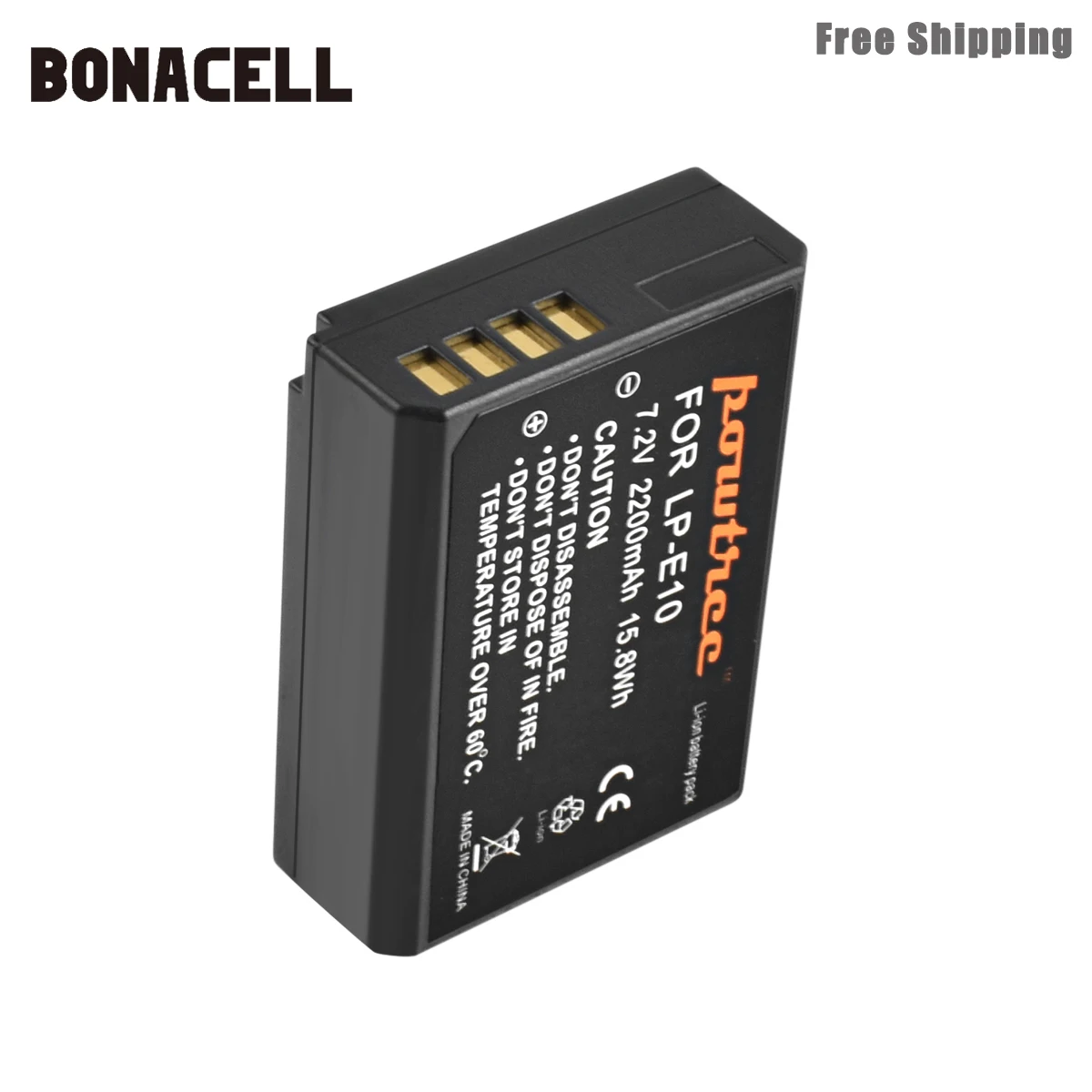 Аккумулятор для цифровой камеры bonacel 2200 мАч Canon 1100D 1200D 1300D Rebel T3 T5 KISS X50 X70