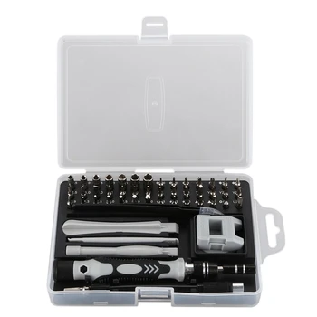 

Black 52 in 1 Screwdriver Set with Multi-Function Magnetic Repair Computer Tool Kit for iPhone Ipad PC Laptops Smartphone Watche