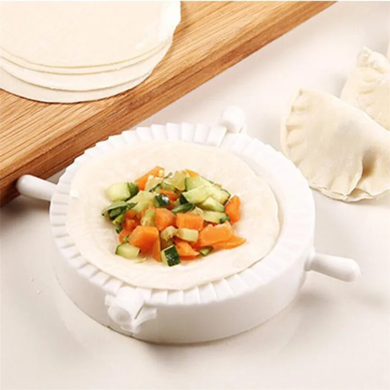 Kitchen 7CM Dumpling Molds plastic Dough Press Dumpling Pie Ravioli Mould Cooking Pastry Chinese Food Jiaozi Maker