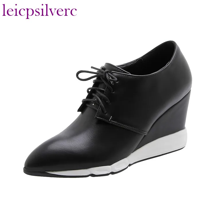 Модная женская обувь сезон весна осень повседневные удобные женские туфли с