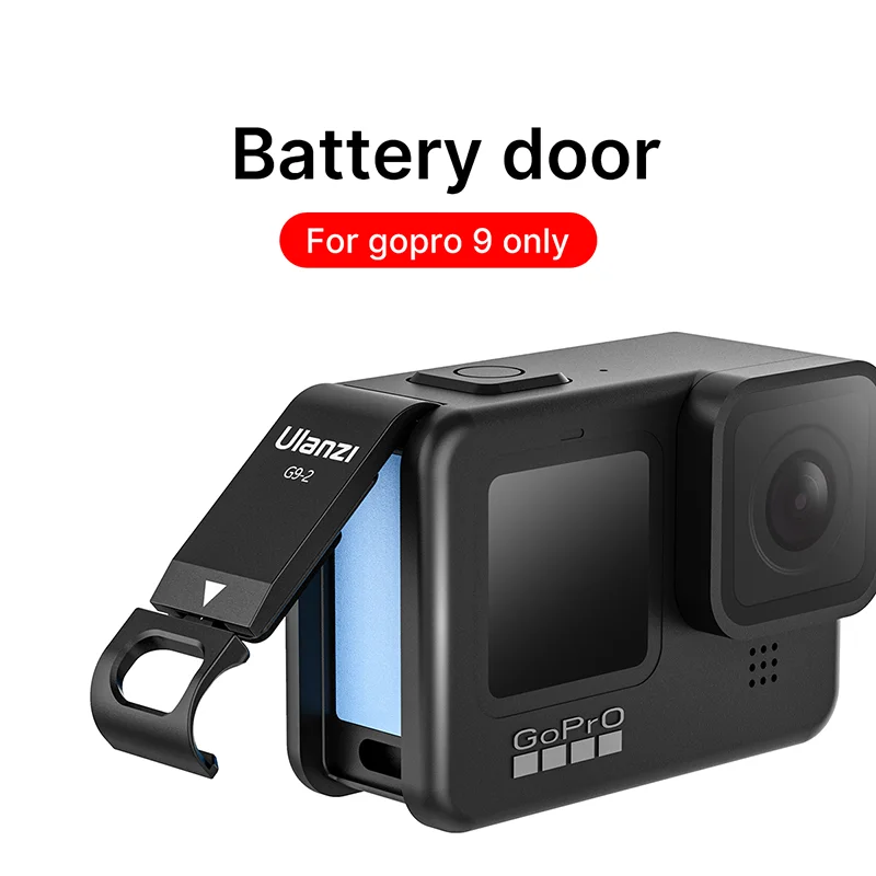 

Ulanzi G9-2 Metal Gopro 9 Battery Cover Case Detachable Battery Lid Type-C Charging Port for Gopro 9 Accessories