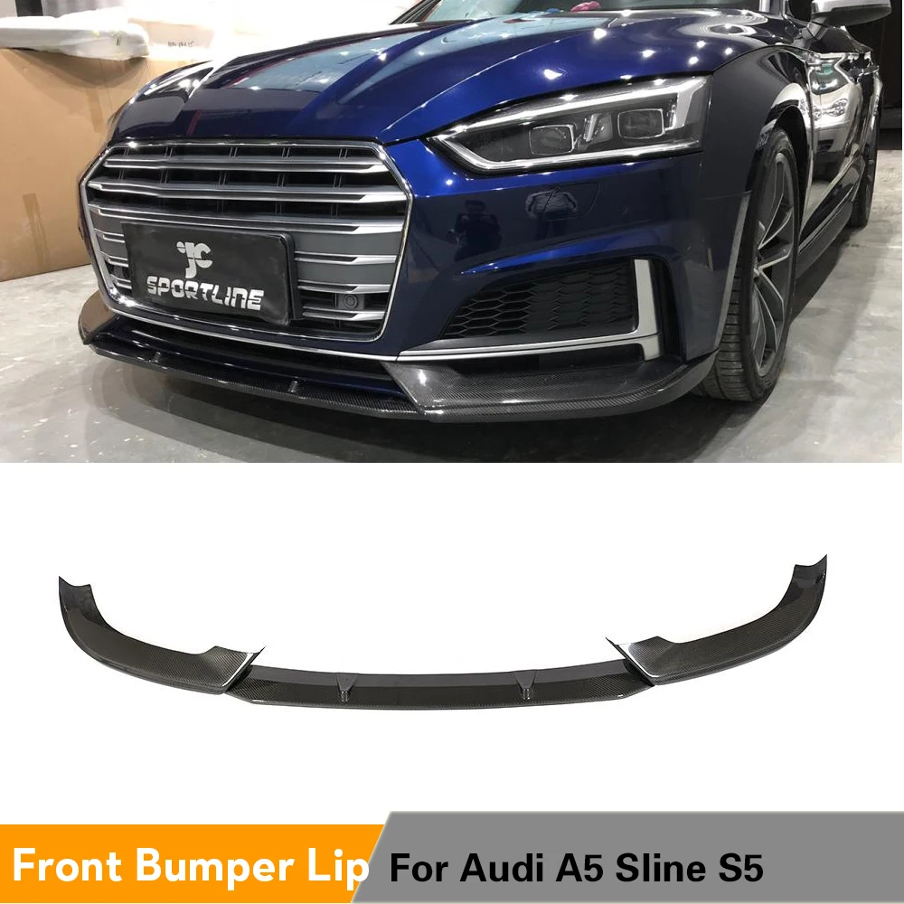 Бампер из углеродного волокна/ФАП бампер спойлер фартук для Audi A5 Sline S5 Sportback 2017 2018