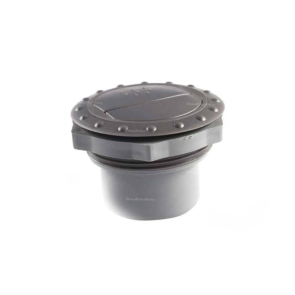 CloudFireGlory Grey Universal Air Condition Outlet Vent Round A/C For Car Vehicle Boat Yacht