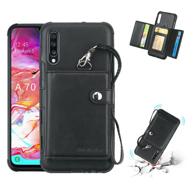 Роскошный, с отделением для карт флип для Coque samsung A50 чехол Galaxy A7 Etui samsung A70 Чехол кошелек для samsung Galaxy A50 чехол A 70 50