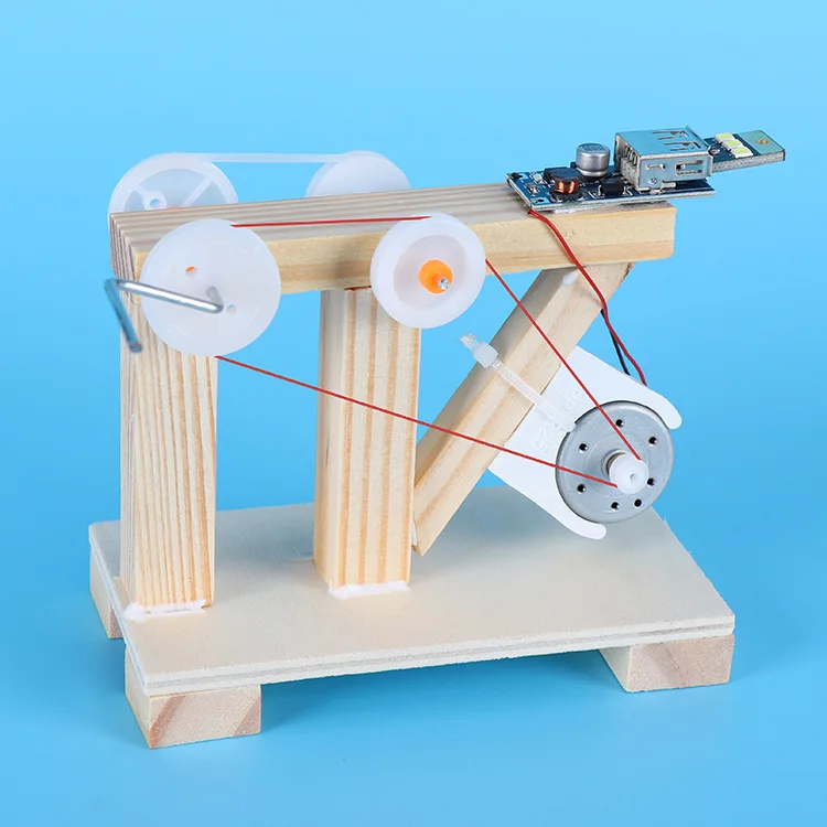 

Generator DIY Toy Science And Technology Small Handmade Small Invention Hand-cranking Young STUDENT'S Experimental Material for
