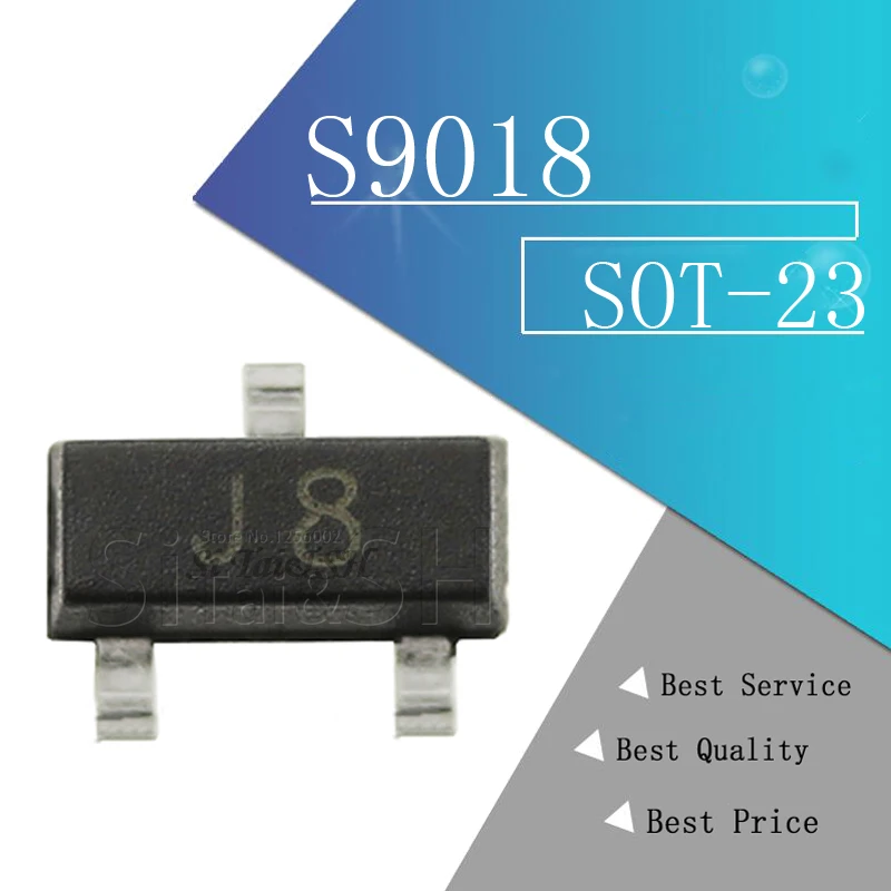 SMD-Transistoren-Set SOT-23 2N222 S9013 S9014 S9015 S9018 180 Stück 