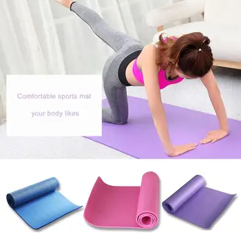 

183*61*1cm NBR Yoga Mat Eco-friendly Prevent Slip Fitness Gym Mats Sports Cushion Gymnastic Pilates Pads With Yoga Bag