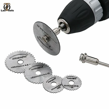 

New Portable Rotary Tool Circular Saw Blades Cutting Discs Mandrel For Dremel Cut off 7pcs