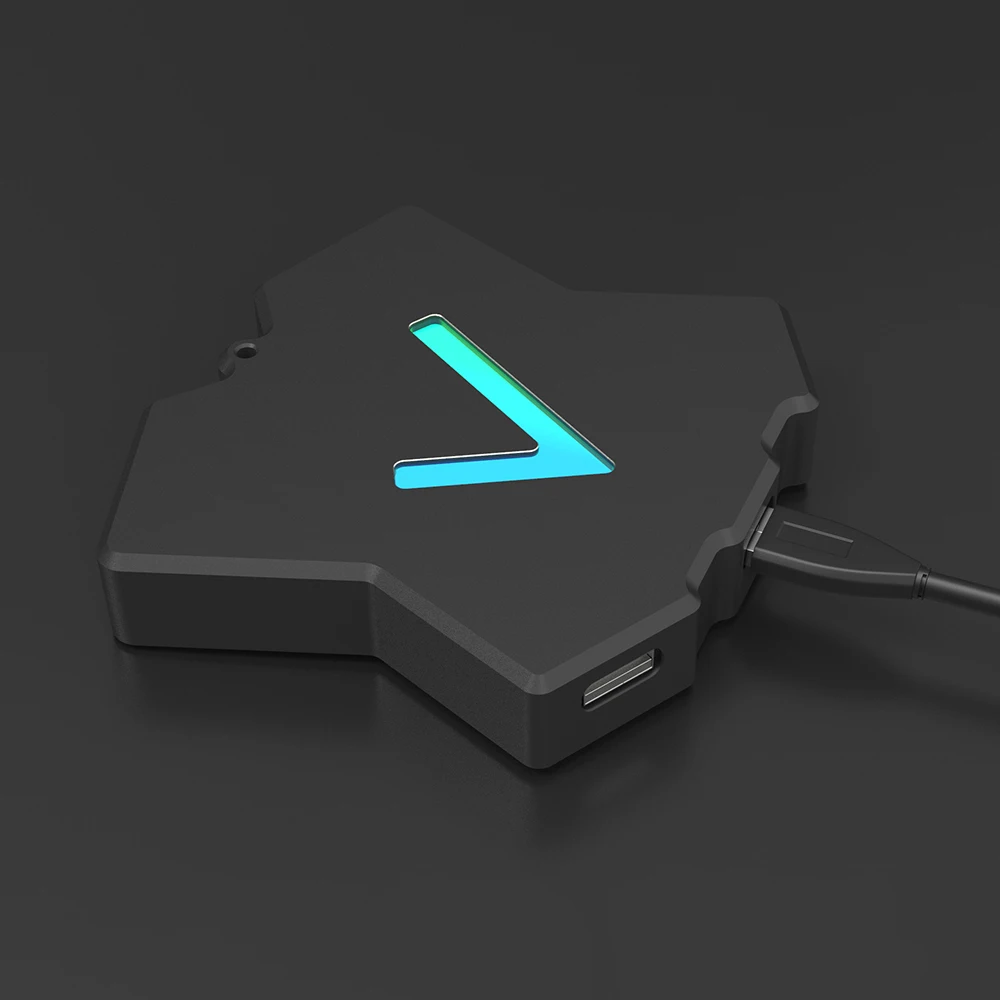 5 портов C35 USB игровой контроллер конвертер клавиатуры переходник для мыши для XboxOne/PS4/Switch/PS3/Xbox360 светодиодный светильник