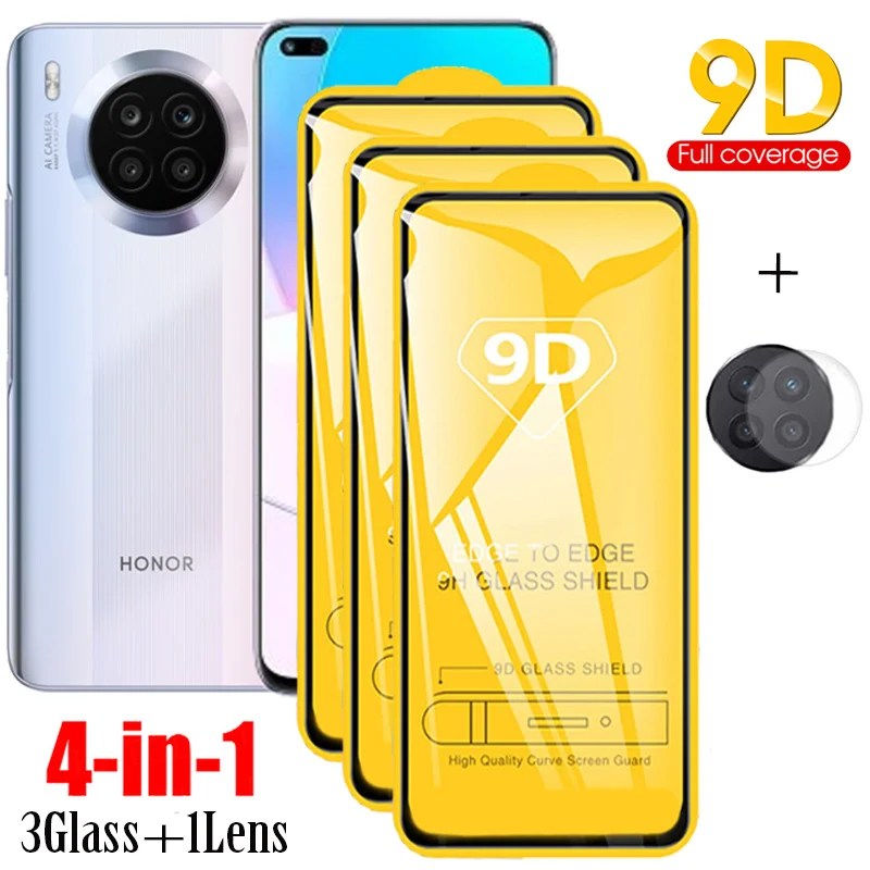 mobile phone screen protector Glass + Camera Film for Honor 50 Lite Tempered Glass Huawei Honor X8 X7 X 9 5G Screen Protector Xonor 50Lite Glass Honor X8 2022 phone screen cover
