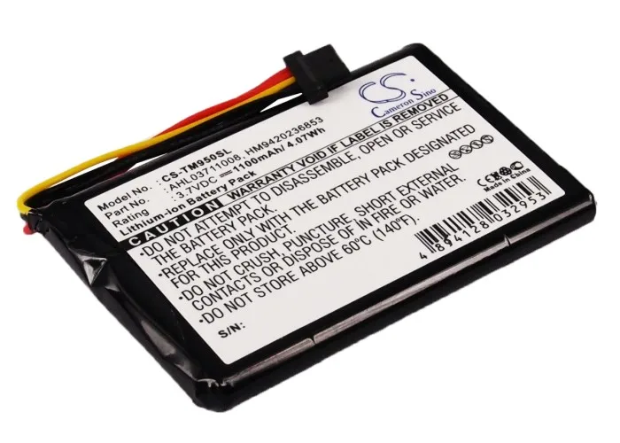 Аккумулятор Cameron Sino для TomTom 4CP9.002.00 8CP9.011.10 Go 950 Live |
