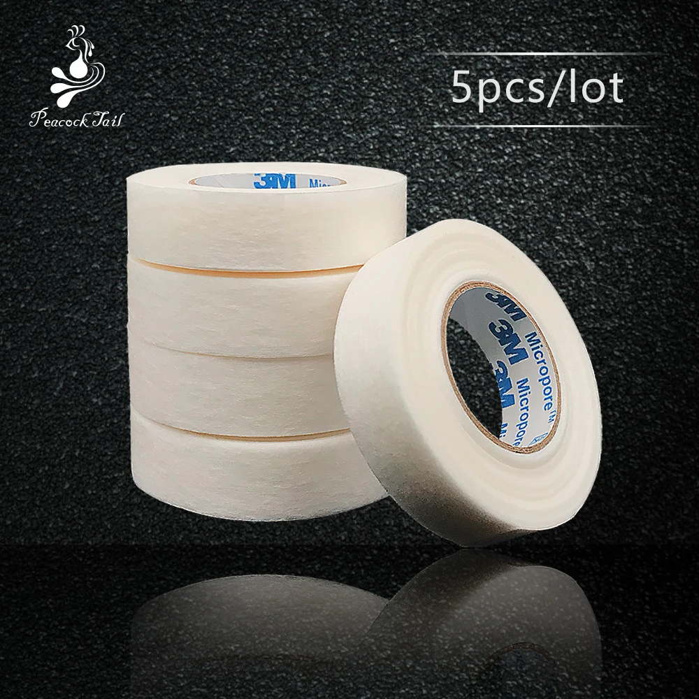 

Professional 3M tape for Eyelashes Extension Micropore tape Makeup Tool eyelash extension tape Medical Tape 1pc/2pcs/5pcs/lot