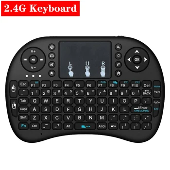 

2.4G Wireless Mini Keyboard with Touch Pad Remote Control for PC Laptop Android TV Box Smart TV for Raspberry Pi 4B 3B 3