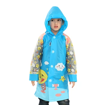

Cartoon Cute Kids Raincoat Hooded Outdoor Pink Waterproof Travel Raincoat Capa De Chuva Infantil Kids Household Items MM60YY