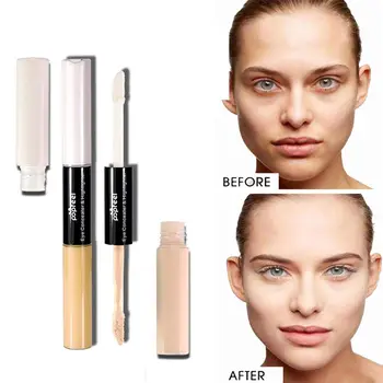 

Popfeel 3 color Makeup Base Concealer Eye Contour Corrector Cream Liquid Corrective Bronzer Primer Makeup Foundation Maquiagem