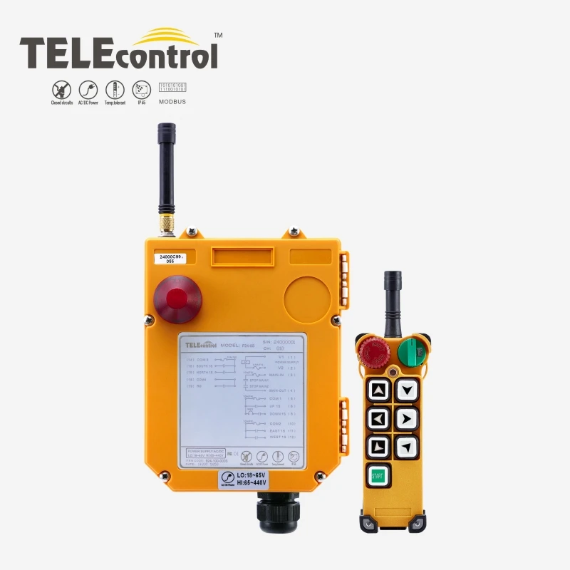 

UTING TELEcontrol Transmitter F24-6S for Industrial Remote Control Hoist Crane Lift Switch 6 buttons Truck Hoist Crane