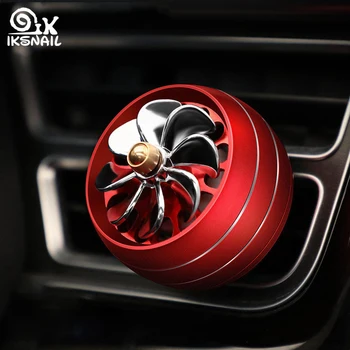 

IKSNAIL Car Air Freshener Auto Fragrance Perfume LED Light Universal Perfume Clip in the Car Air Conditioning Outlet Diffuser