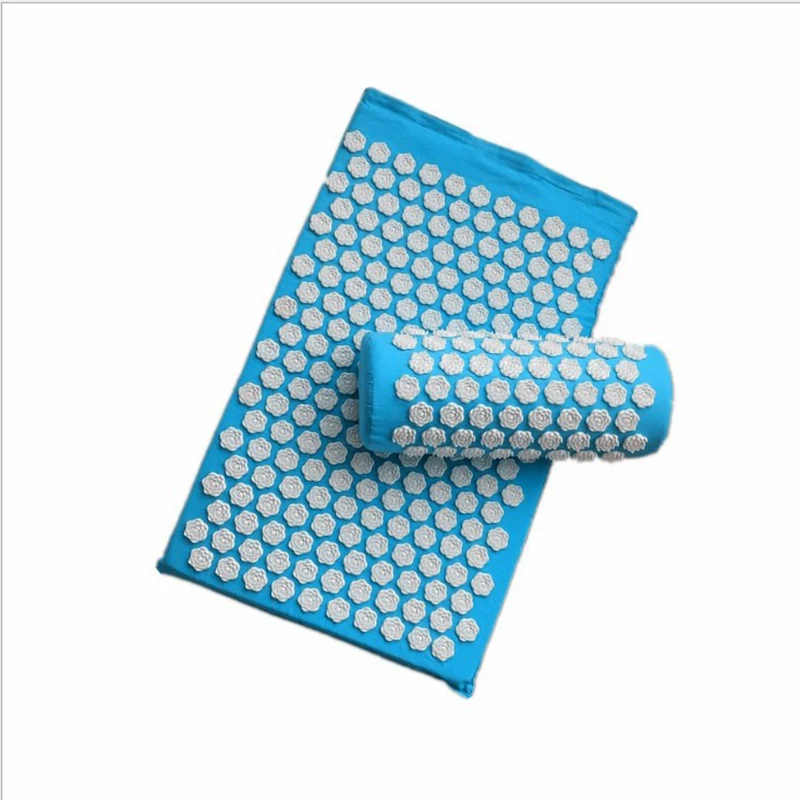 10 цветов, традиционные наборы для иглоукалывания, акупрессура, коврик с подушкой, массажный коврик в форме лотоса, шип, подушка для массажа и релаксации, здоровье