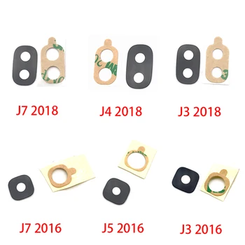 

2pcs/lots Rear Back Camera Glass Lens Cover For Samsung J3 J5 J7 2016 2017 J4 J8 J2 Pro 2018 / J5 J7 Prime With Ahesive Sticker