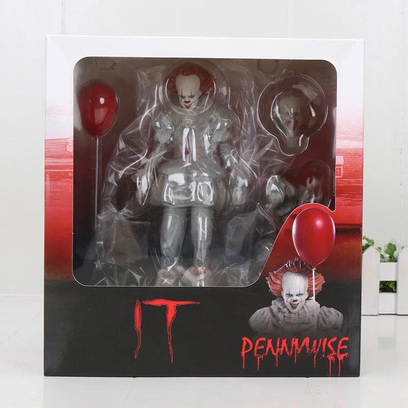 18 см игрушки NECA игра God of War 4 Кратос ПВХ фигурка призрак Спарты Кратос Коллекционная модель игрушки куклы " масштаб - Цвет: new PENNYWISE box