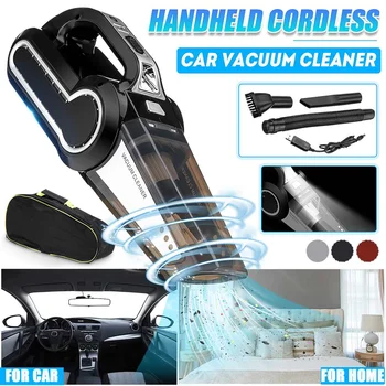 

4500mbar Vacuum Cleaner Handheld Wireless Multi-function Portable Wet Dry Strong Suction USB Recharge charging Car and Home LED