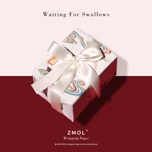 Zmol оригинальная подарочная упаковочная бумага ручной работы в стиле ретро в китайском стиле INS Wind GIRL'S Heart Hipster DIY подарочная коробка