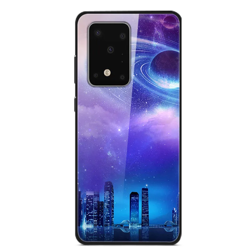 31 Для samsung Galaxy S11 Plus S11E чехол из закаленного стекла жесткий чехол для телефона для samsung Galaxy S11 S11Plus TPU бампер чехол s - Цвет: 31