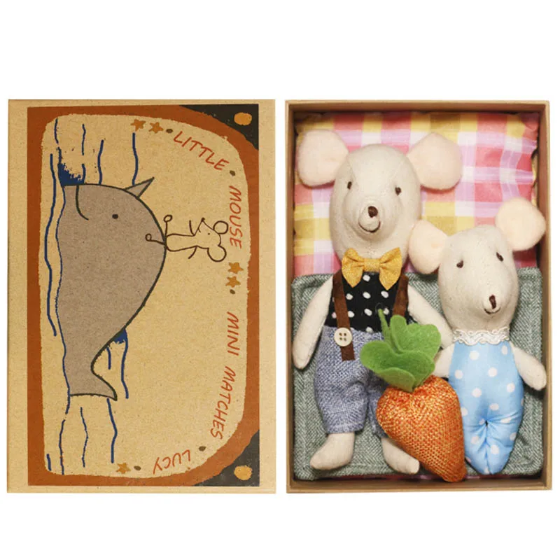 Juguetes de peluche para niños, juguetes de la familia del ratón para escalar, pista clásica, dibujos animados, trepar, juguetes de escaleras, regalo de cumpleaños