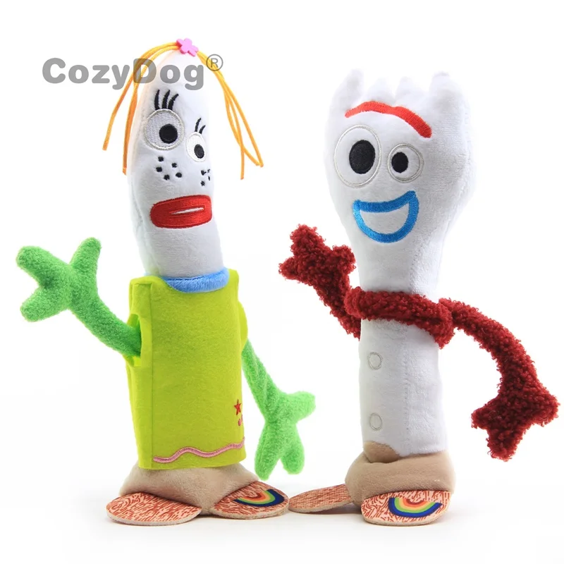 2 шт./набор, 27 см, История 4 форки, Knifey, плюшевые игрушки, кукла Peluche, Новое поступление, милые девушки форки, Knifey, мягкая игрушка, детский подарок