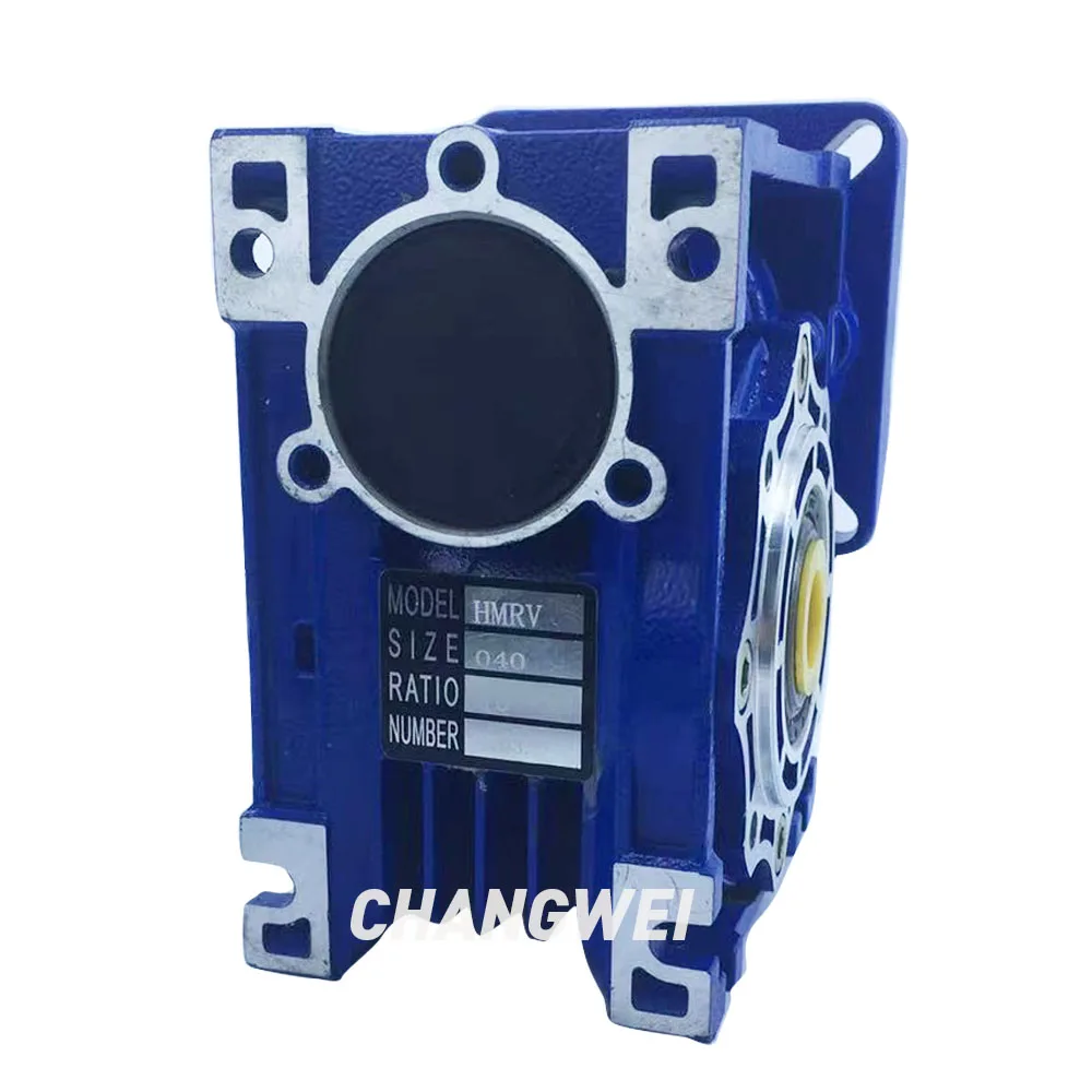 NMRV040 Worm Gear Reducer Stepper Motor Servo Special RV Square Miniature Belt Motor Reducer Gearbox Reducer